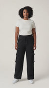 Legacy 450 GSM Organic Cotton Cargo Pants – Black
