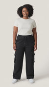 Legacy 450 GSM Organic Cotton Cargo Pants – Black